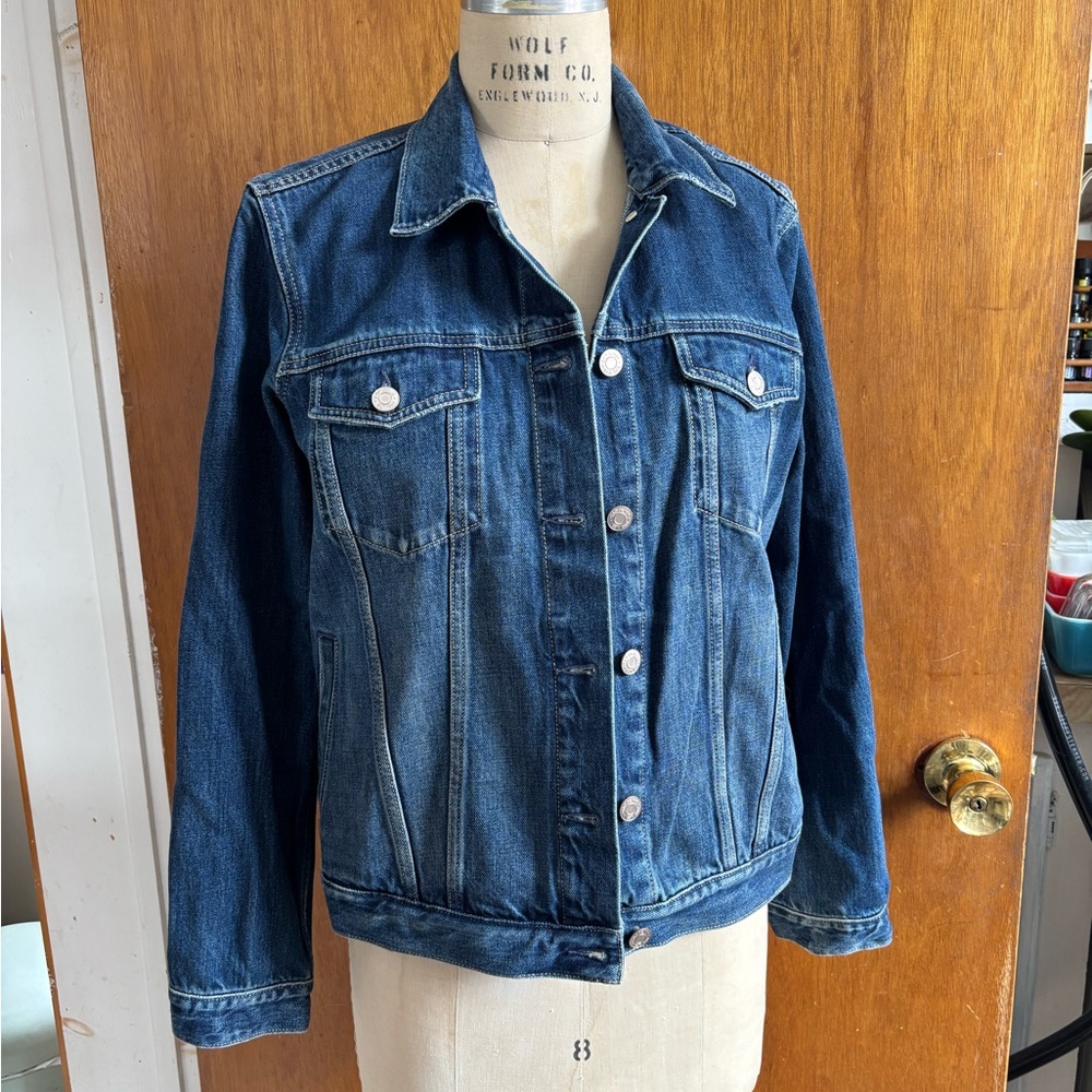 GAP Women's Dark Blue Denim Jacket